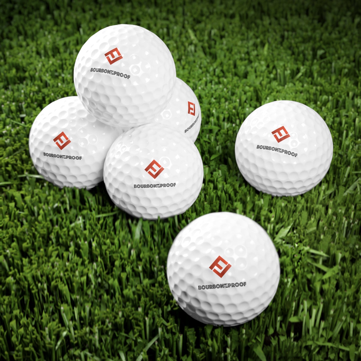 Bourbon of Proof Golf Ball