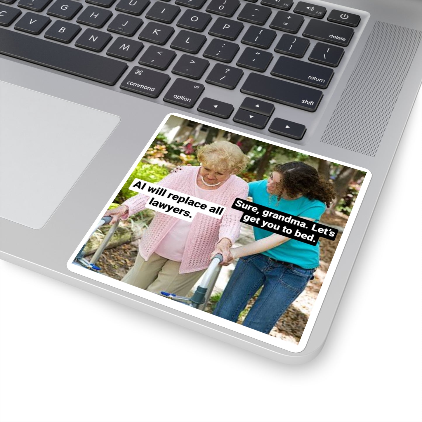 'AI' Grandma Sticker