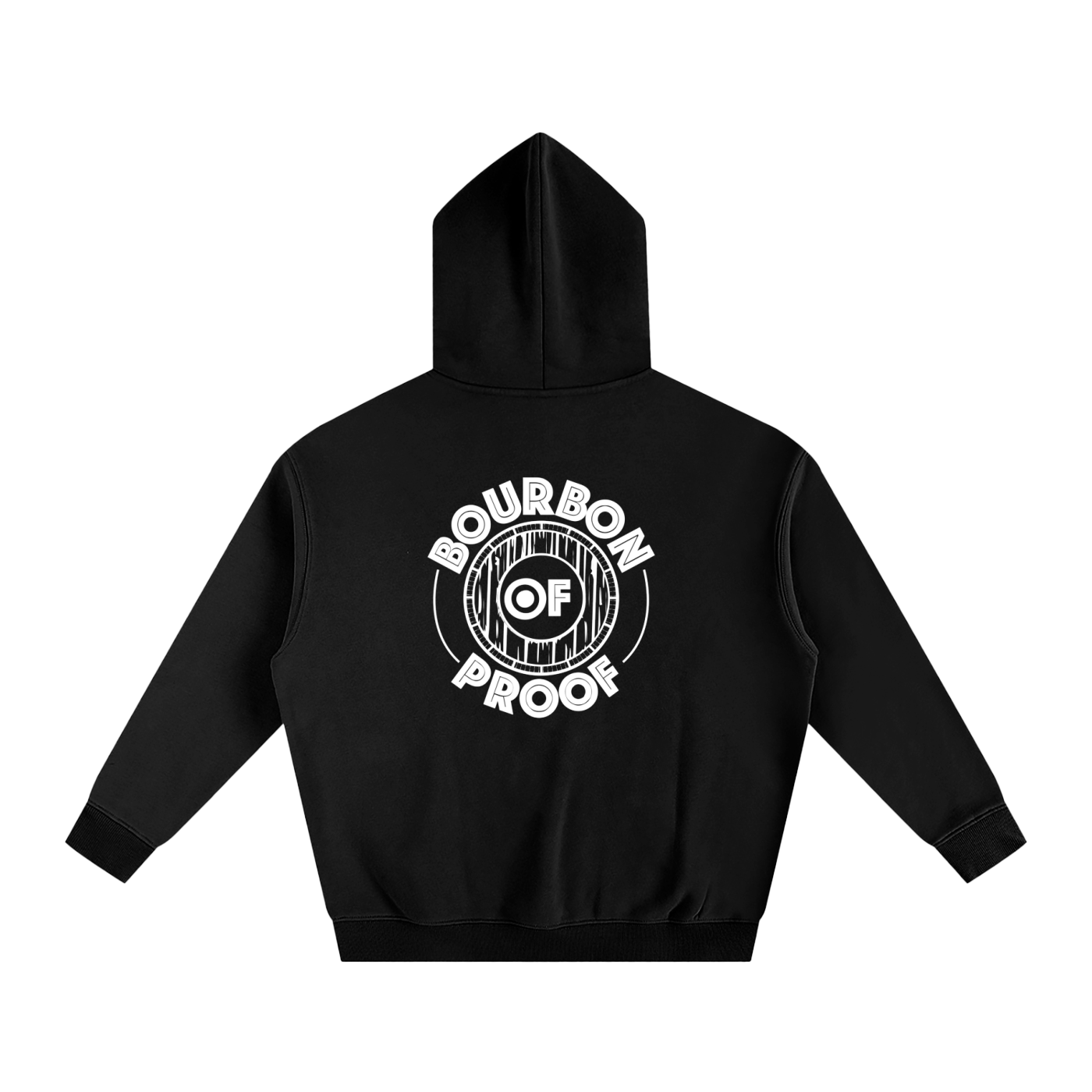 Bourbon of Proof Minimalist Fleeced Hoodie