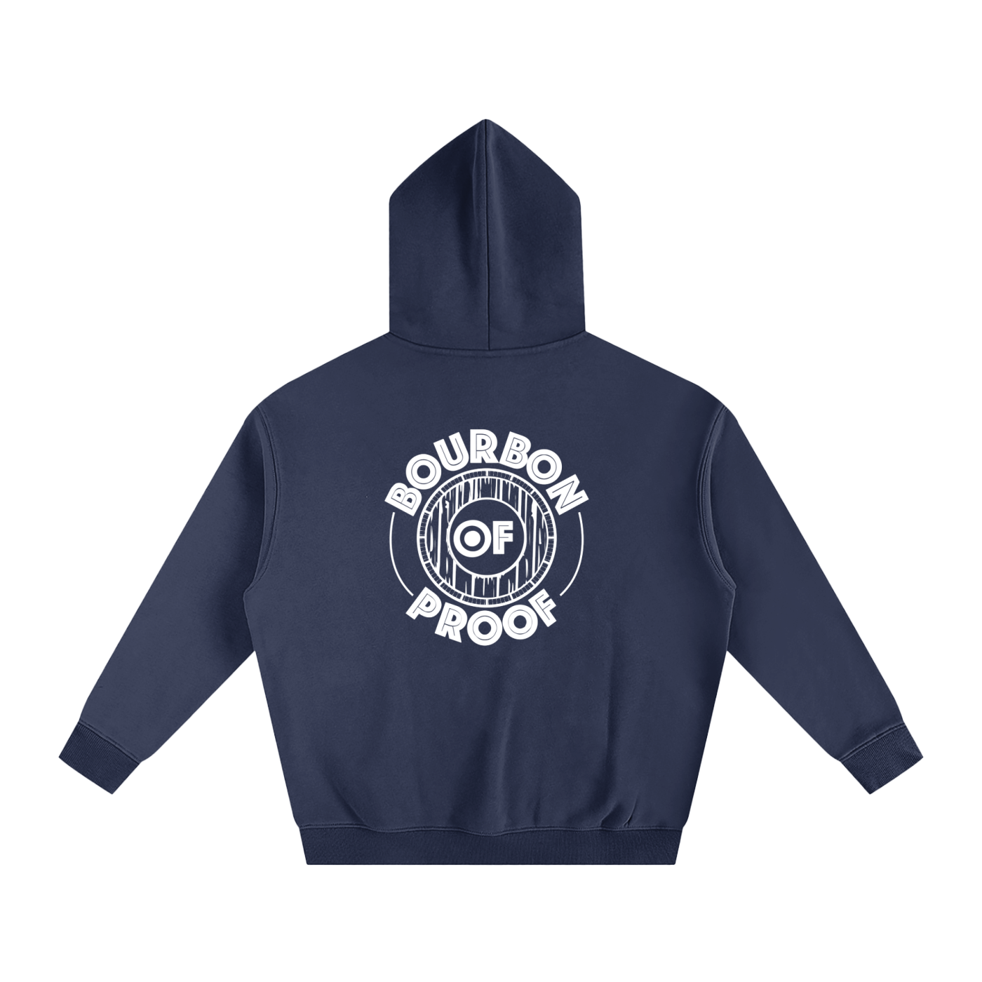 Bourbon of Proof Minimalist Fleeced Hoodie