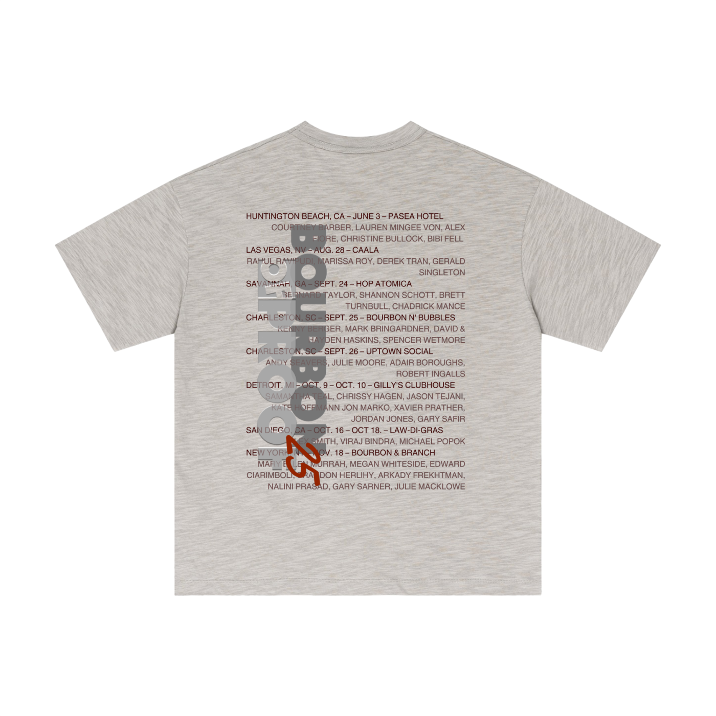 BOP Tour 2025 Cotton T-Shirt
