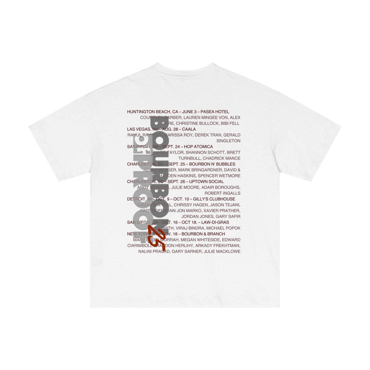 BOP Tour 2025 Cotton T-Shirt